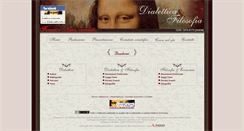 Desktop Screenshot of dialetticaefilosofia.it